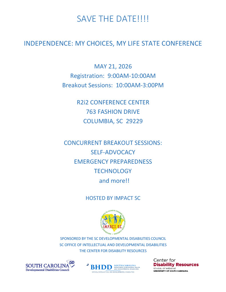 Save the Date Flyer for the conference on May 21, 2026